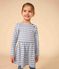 Kinderkleid aus Baumwolle mit Streifen für Mädchen AZUL/ MONTELIMAR