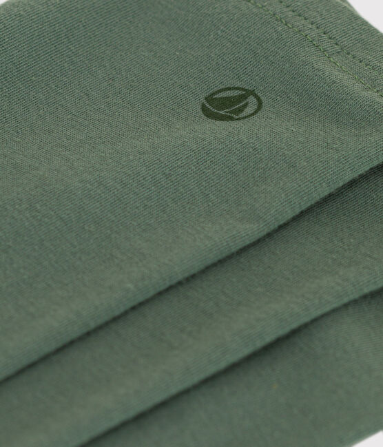 Kinder-Leggings aus Jersey-Elastan für Mädchen grün CROCO