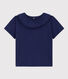 Kurzärmelige Babybluse aus geflammtem Jersey