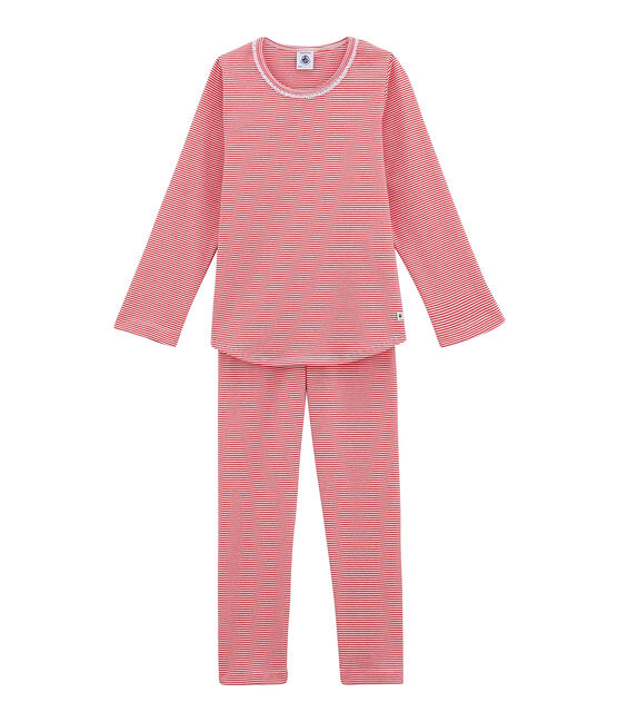 Mädchen Schlafanzug rosa IMPATIENCE/weiss MARSHMALLOW
