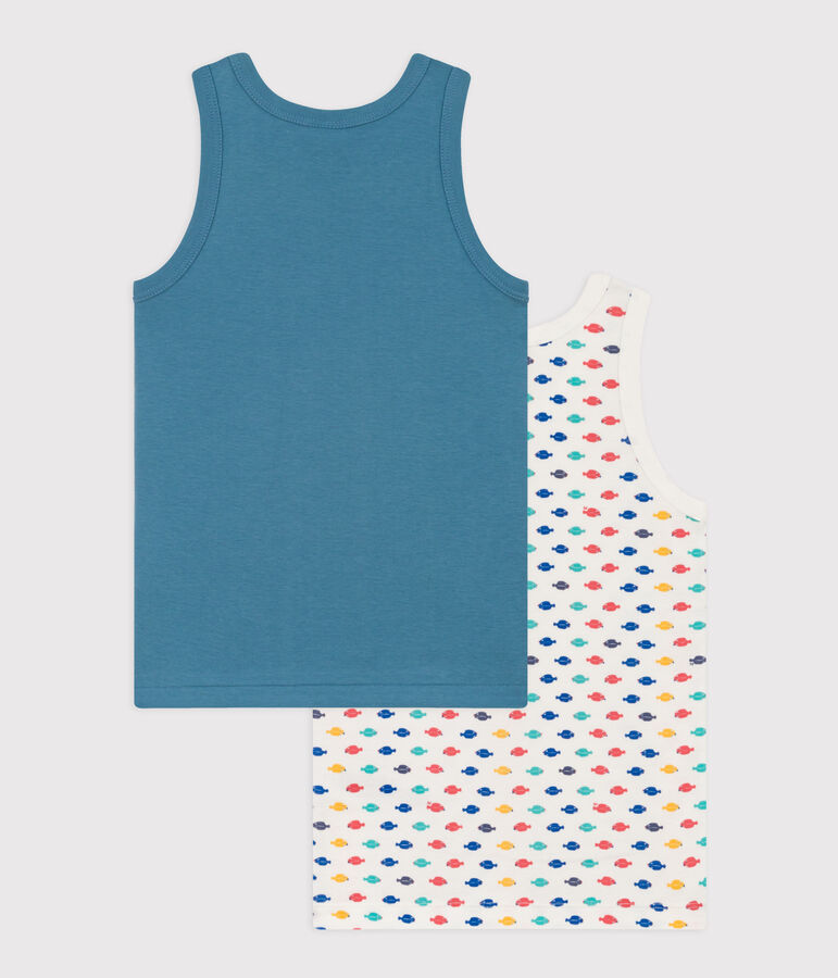 2er-Set Unterhemden mit Tiermotiven f&uuml;r Jungen vielfarbig