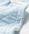 Langer Baby-Overall aus gestepptem Doppeljersey blau ACIER/weiss MARSHMALLOW CN