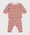 Baby-Set aus Baumwoll-Strick SALINE/ FAMEUX