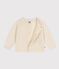 Baby-Cardigan aus Woll-/recyceltem Nylon naturfarben AVALANCHE