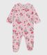 Strampler aus Doppeljersey mit Blumenmuster