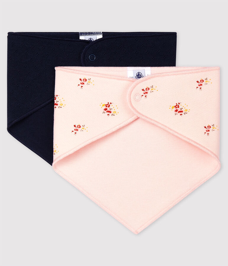 2er-Set Baby-Bandanas vielfarbig