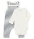 2-teiliges Baby-Ensemble aus Rippstrick