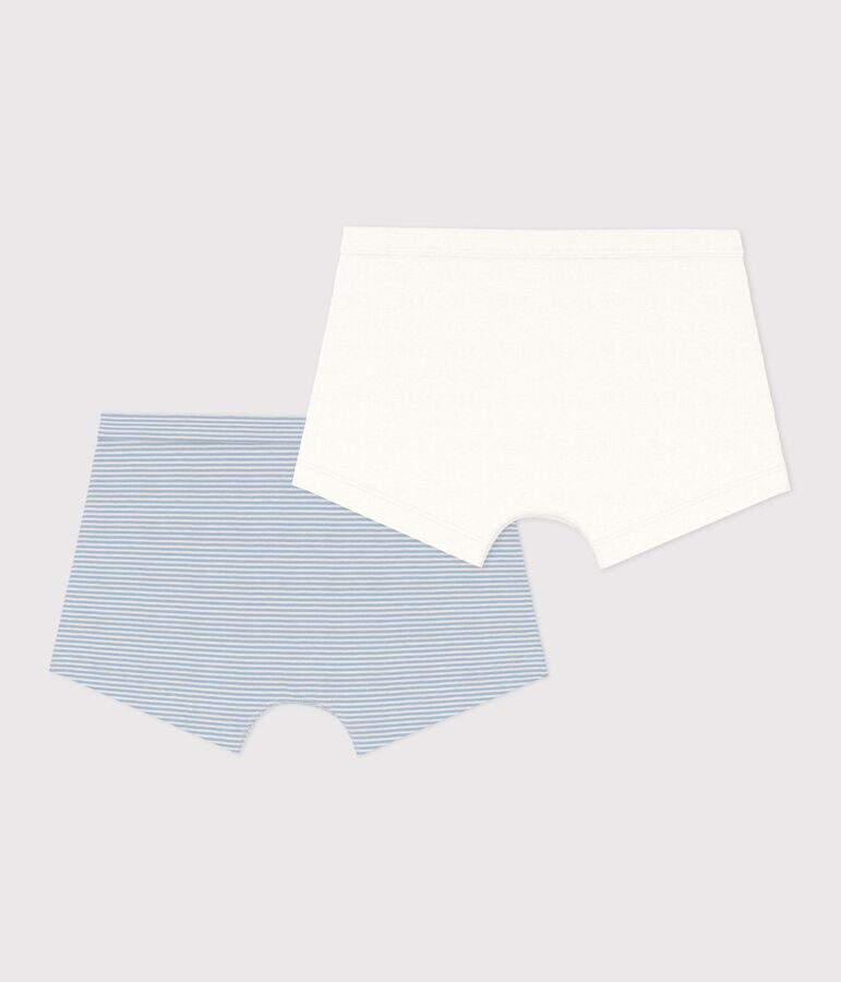 2er-Set Kinder-Boxershorts aus Baumwolle vielfarbig