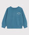 Kinder-Sweatshirt aus Molton blau LAVIS