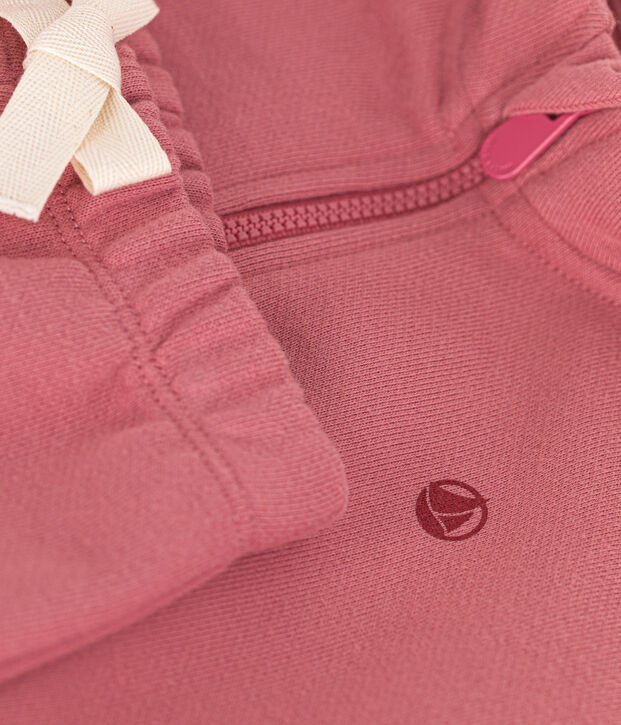 Baby-Set aus Sweatshirt und Hose rosa