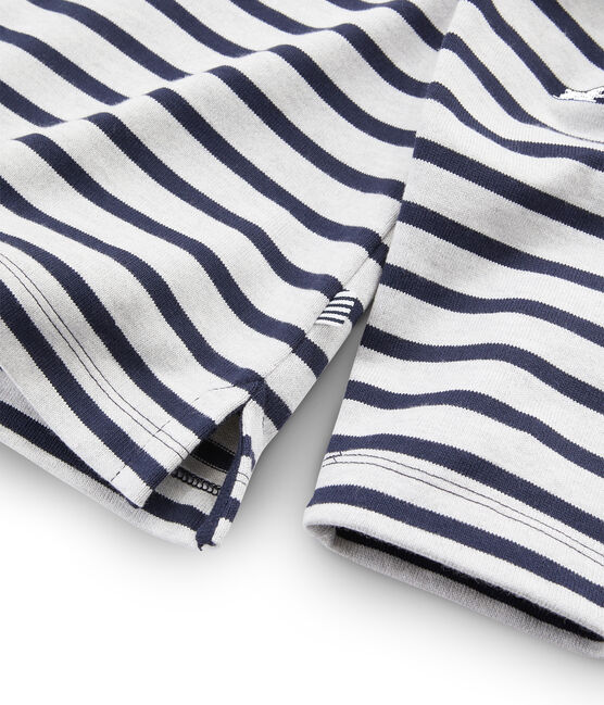 Matrosenshirt für Herren beige COQUILLE/blau SMOKING