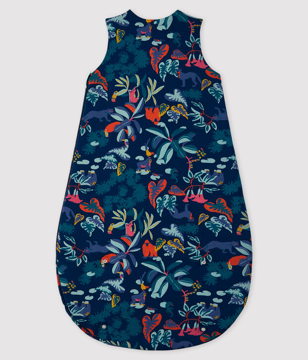 Kompakter Baby-Schlafsack blau/vielfarbig