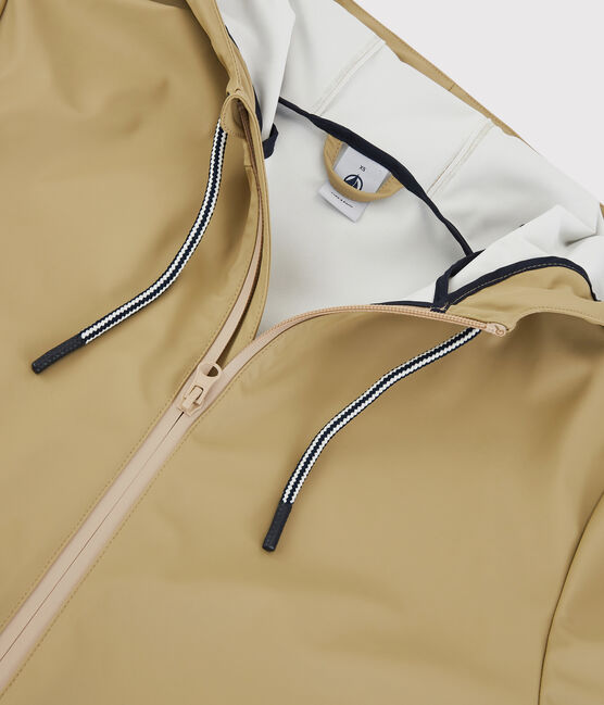 Leichte Regenjacke aus recyceltem Material beige JERRYCAN