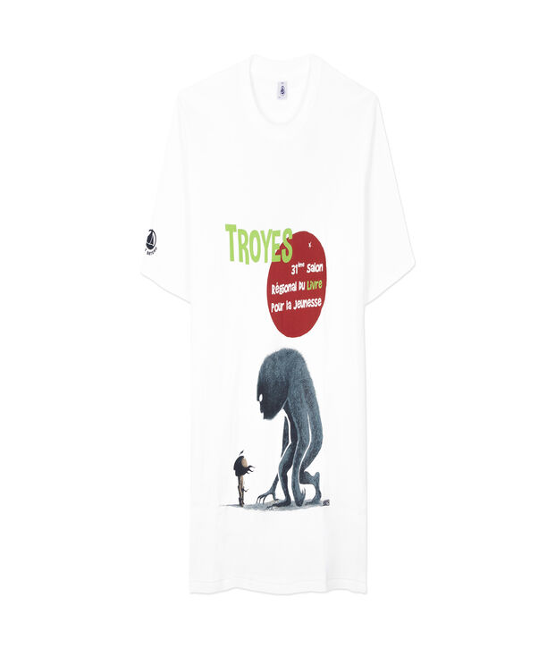 Kurz&auml;rmeliges Kinder-T-Shirt weiss