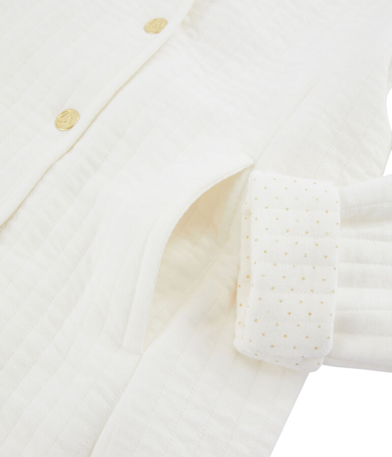 Kindermantel f&uuml;r M&auml;dchen weiss MARSHMALLOW