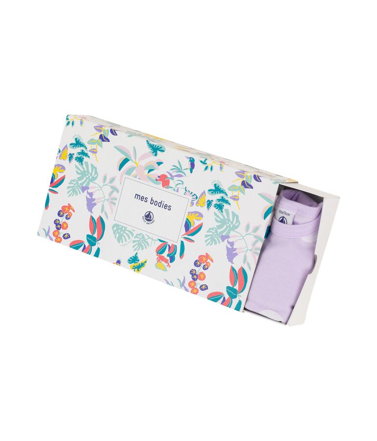 5er-Set lang&auml;rmlige Baby-Bodys f&uuml;r M&auml;dchen vielfarbig