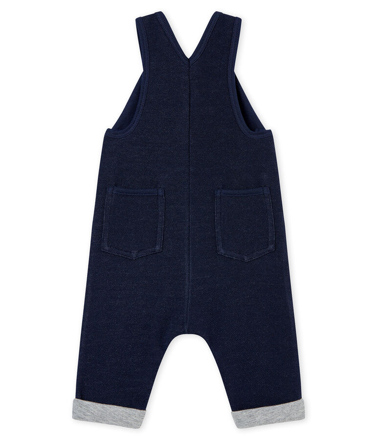 Baby Jungen Latzhose aus Jersey blau SMOKING