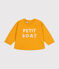 Baby-Sweatshirt aus Molton gelb BOUDOR