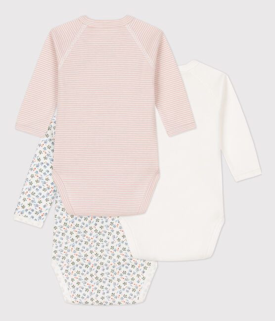 3er-Set langärmelige Baby-Bodys aus Baumwolle variante 1