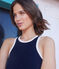 Damen-Tanktop aus Baumwoll-Frottee blau SMOKING