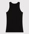 Tanktop aus Baumwolle für Damen schwarz NOIR