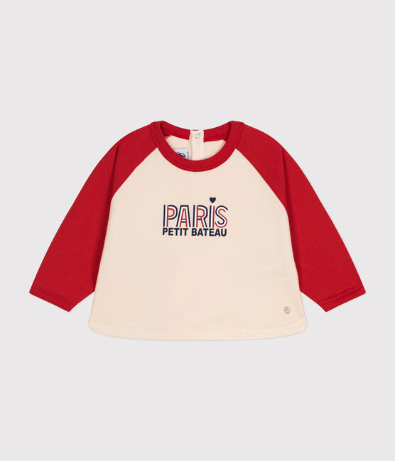 Baby-Sweatshirt aus leichtem Molton rot AVALANCHE/ AURORA