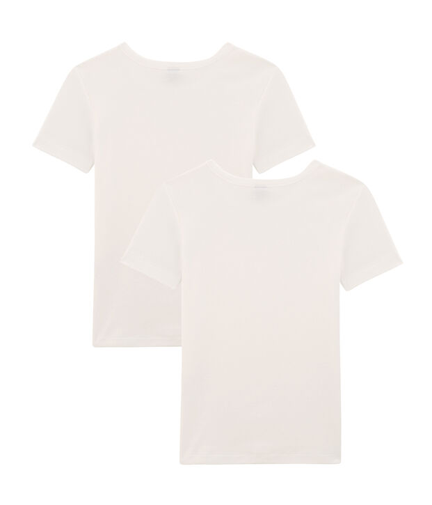 Set mit 2 emblematischen kurz&auml;rmligen T-Shirts f&uuml;r Damen vielfarbig