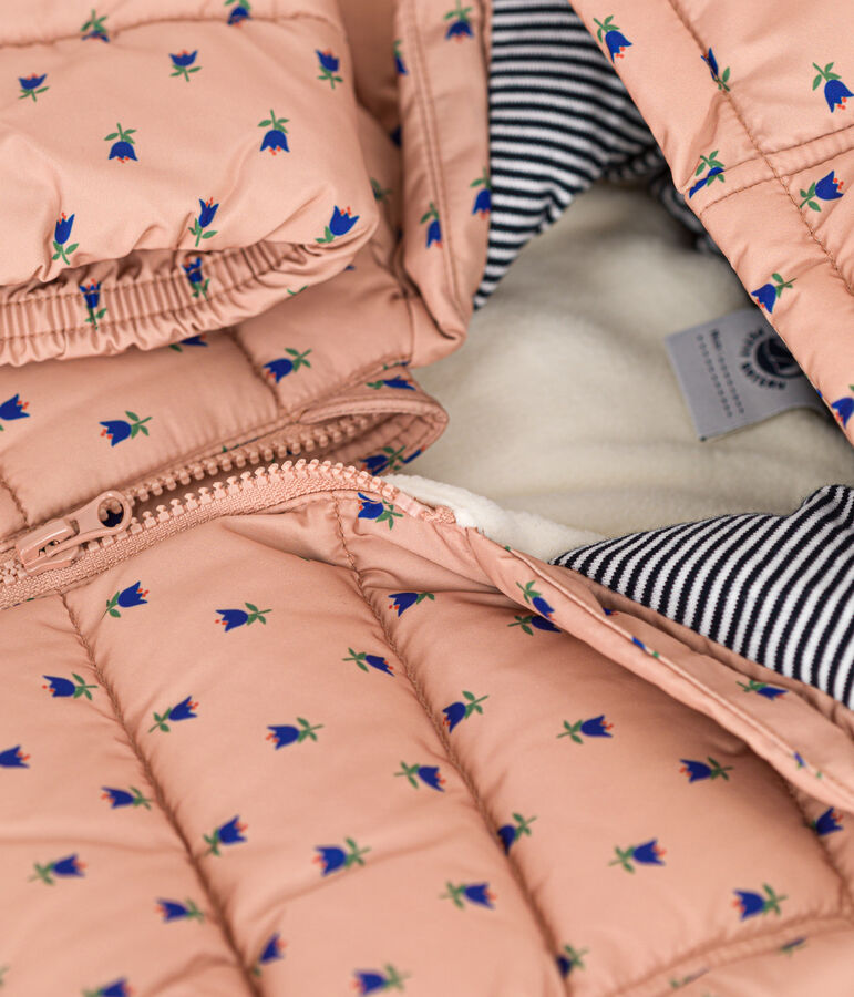 Bedruckter Baby-Anorak beige/vielfarbig