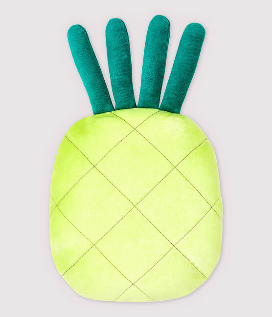 Ananas-Kissen aus Samt gelb SUNNY