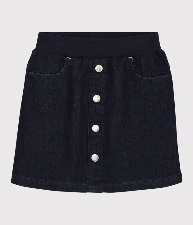 Kinderrock aus Jeans f&uuml;r M&auml;dchen blau