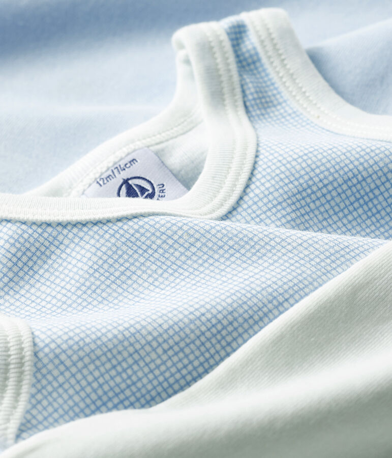 Trio &auml;rmellose Baby-Bodys vielfarbig