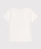 Kurzärmeliges Kinder-T-Shirt aus bedruckter Baumwolle weiss MARSHMALLOW