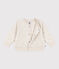 Baby College-Jacke aus gestepptem Doppeljersey beige MONTELIMAR CHINE