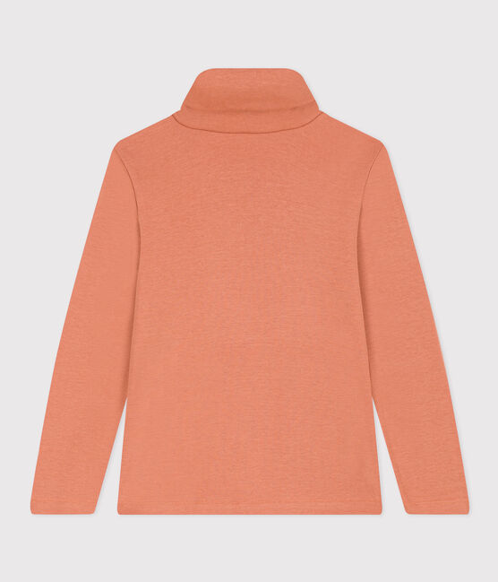 Kinder-Rollkragenshirt aus Baumwolle rosa SIENNA