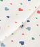 Babyschlafsack aus Baumwolle mit Herzmotiv TOG-Wert 2 weiss MARSHMALLOW/weiss MULTICO