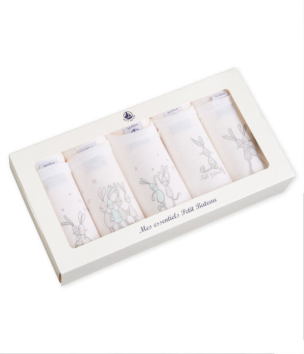 Unisex Baby Langarmbodys im 5er-Set vielfarbig