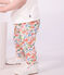 Baby-Leggings aus Baumwolle mit Blumenmuster weiss/vielfarbig