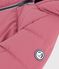 Baby-Winterjacke aus einfarbigem Polyester rosa