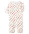 Kombi-Overall aus Rippstrick für Babys weiss MARSHMALLOW/rosa GRETEL/ MULTICO