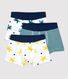 3er-Set Boxershorts mit Rittermotiv für Jungen