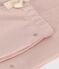 Babyset aus Cardigan und Hose aus Molton rosa SALINE