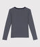 Damen-T-Shirt L'Iconique aus Baumwolle mit Streifen blau SMOKING/weiss MARSHMALLOW