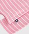 Kinder-Streifenshirt Marini&egrave;re aus Baumwolle rosa/weiss