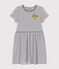 Kinder-Kleid Mr. Men und Little Miss aus Baumwolle für Mädchen weiss MARSHMALLOW/blau SMOKING