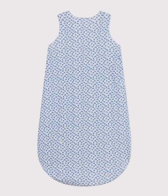 Geblümter Babyschlafsack aus Baumwolle, TOG-Wert 2 blau MARSHMALLOW/ INCOGNITO