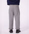 Kinder-Bundfaltenhose aus Baumwollflanell grau
