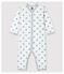 Fußloser Baby-Strampler aus Baumwolle mit Sternen-Motiv in Grau weiss ECUME/grau MISTIGRI