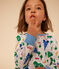 Kinderpyjama aus Baumwolle mit Paris-Printmotiv weiss MARSHMALLOW/weiss MULTICO