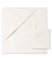 Set mit Badetuch und Baby-Kuscheltier aus Bouclé-Frottier und Doppeljersey. weiss MARSHMALLOW/weiss MULTICO