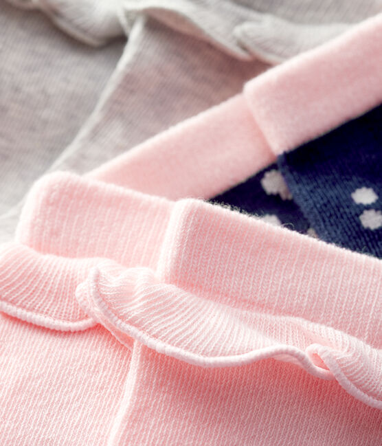 3er-Set Kindersocken für Mädchen variante 1